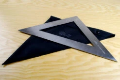 Kinex Engineers' Steel Draughting Square 250mm 45 Degree