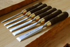 Narex 8116 Cabinetmakers Chisels Set Of 6 (black)