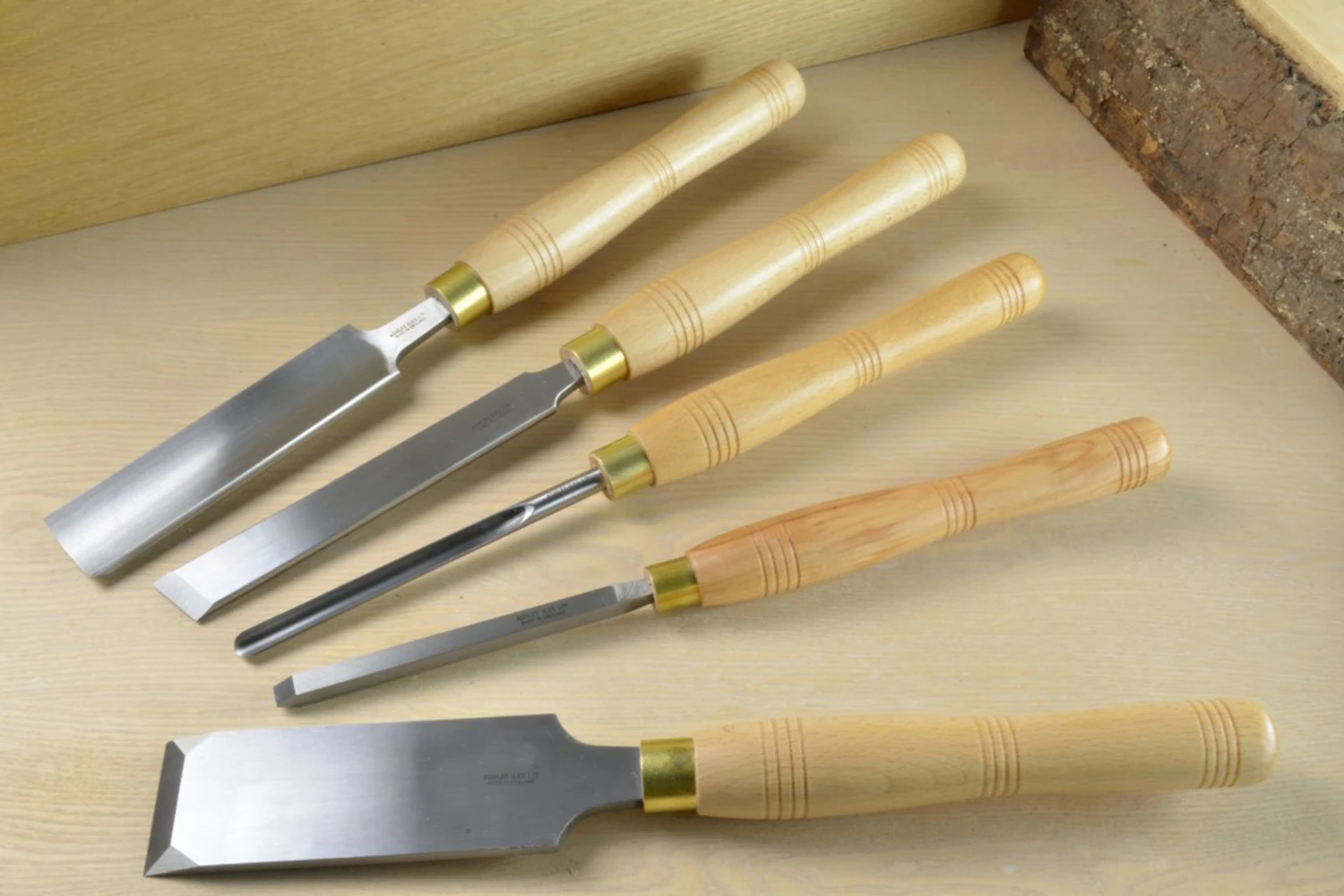 Ashley Iles Pole Lathe Woodturning Tools Set 2