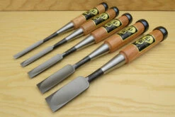 Fujikawa Professional Oire Nomi Japanese Chisel Set Of 5