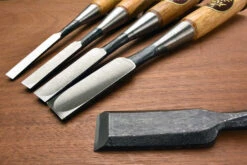 Japanese Beginners Chisels Set Of 5 With Free Tool Roll