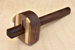 Marples Walnut Marking Gauge, Half Round Plated Head