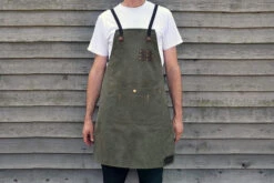 Workshop Heaven Kingham Canvas And Leather Apron