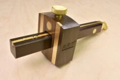 Mujingfang Ebony Deluxe British Style Marking Gauge With Brass Screw 165mm