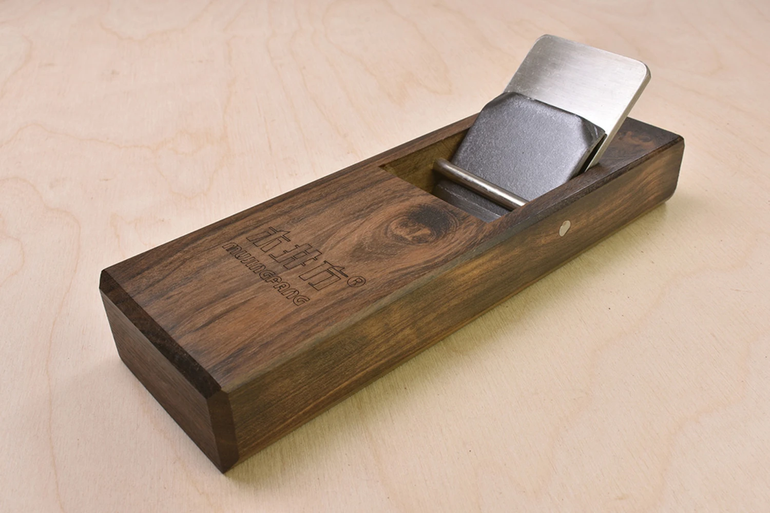 Mujingfang Taiwanese Style Flat Profile Ebony Plane With HSS Blade 180mm