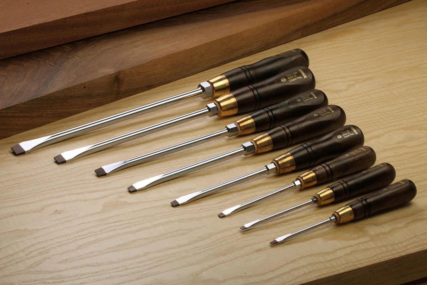 Narex Flat Screwdriver Set Of 8