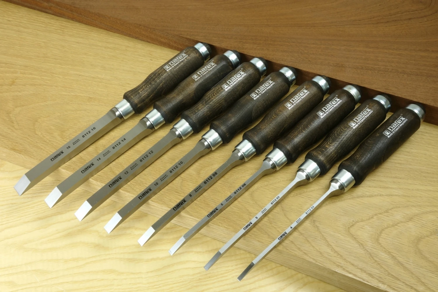 Narex Mortice Chisels - 8112 - Set Of 8