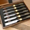 Narex 8116 Cabinetmakers Chisels Boxed Set (black)