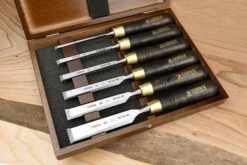 Narex 8116 Cabinetmakers Chisels Boxed Set (black)