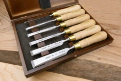 Narex 8116 Cabinetmakers Chisels Boxed Set (natural)