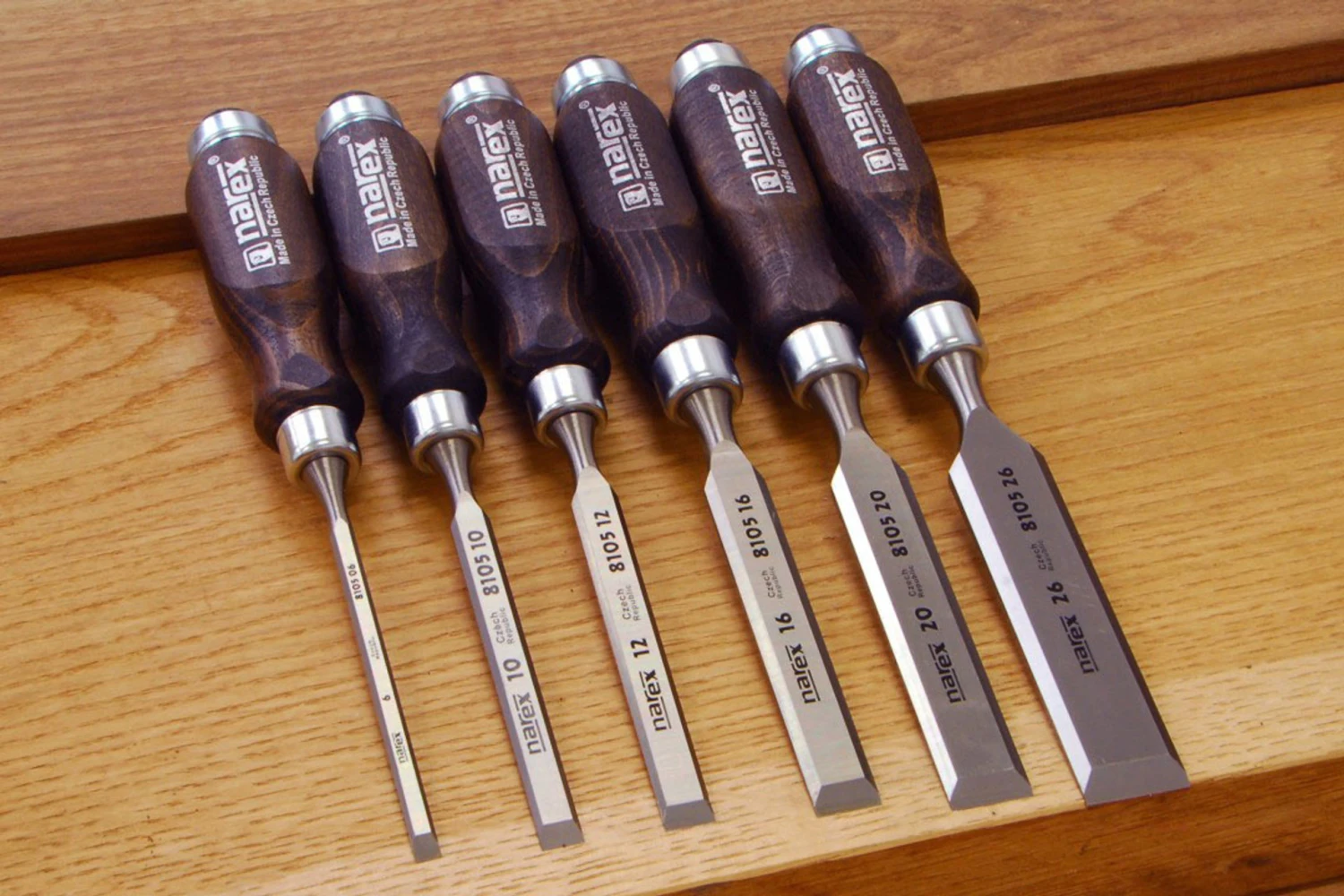 Narex 8105 Bevel Edged Chisels Set Of 6
