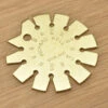 Richard Kell Solid Brass Bevel Angle Gauge