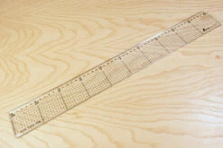 Shinwa Acrylic Cutting Rule With Stainless Steel Edge 500mm