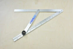 Shinwa Aluminium Sliding Bevel - With Angle Scale 450mm