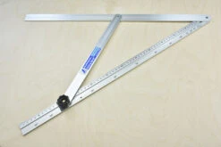 Shinwa Aluminium Sliding Bevel - With Angle Scale 600mm