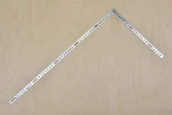 Shinwa Carpenter's Square - Hard Chrome Finish - Thick Corner 500 X 250mm