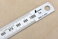 Shinwa Flexible Stainless Steel Rule - Hard Chrome Finish - H-701F 1000mm