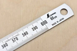 Shinwa Flexible Stainless Steel Rule - Hard Chrome Finish - H-701E 600mm