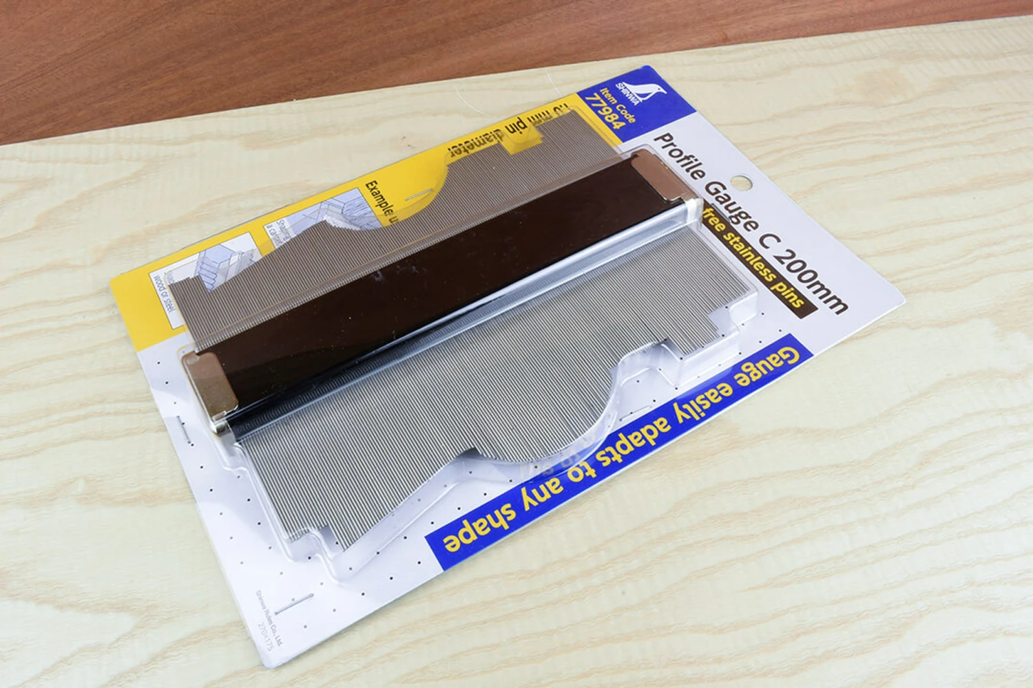 Shinwa Profile Gauge C 200mm - Image 2