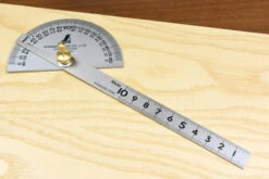 Shinwa Protractor No.182 Hard Chrome Finish Ø90 100mm
