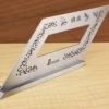 Shinwa Stainless Steel Mitre Gauge 45°