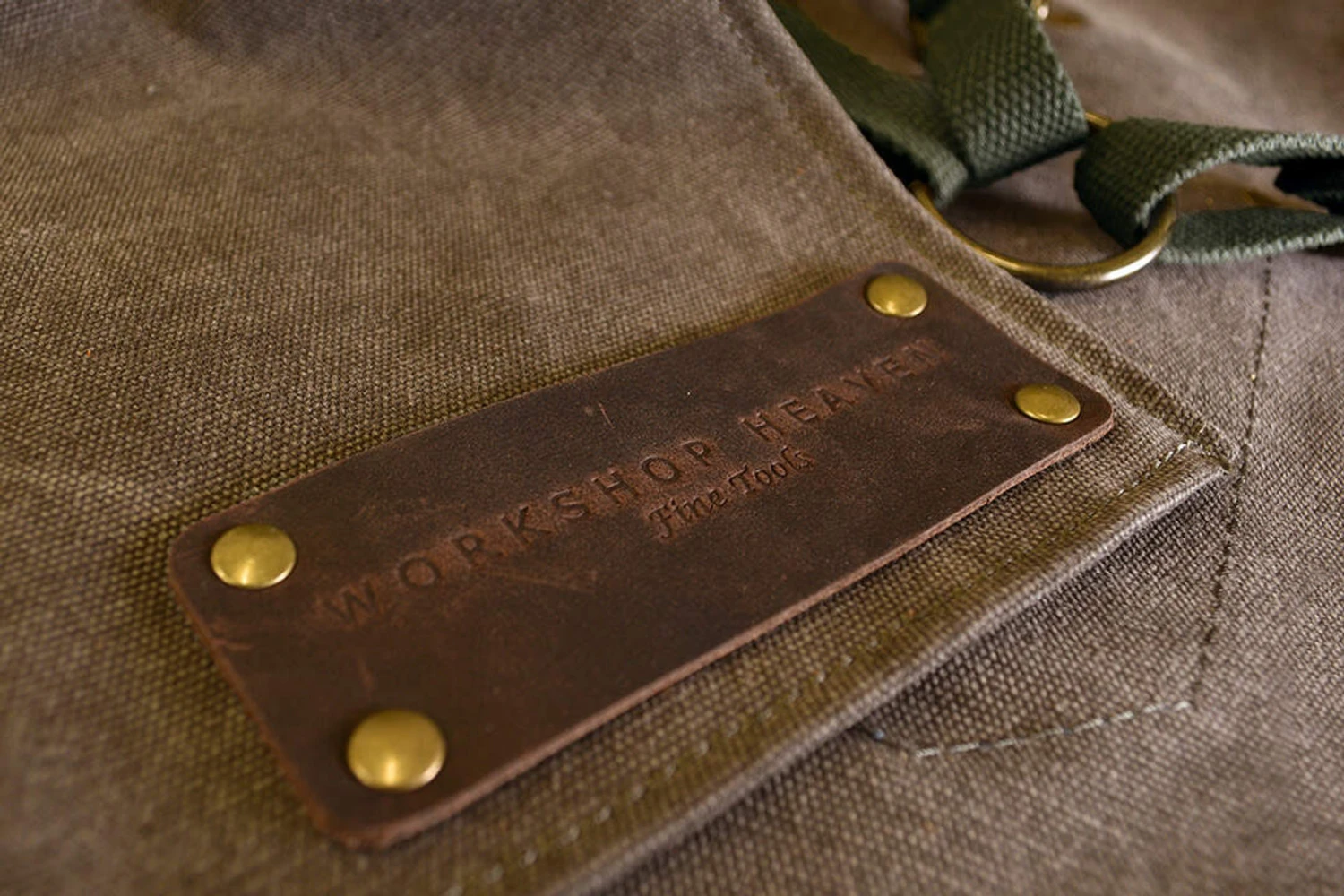 Workshop Heaven Upton Canvas And Leather Apron - Image 7