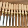 Workshop Heaven Victorian Cabinetmakers Chisels (Beech) Set Of 12